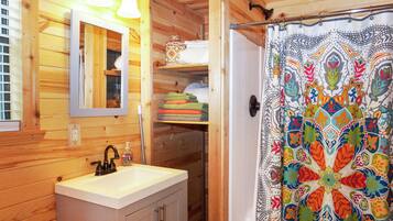 Hair dryer, towels