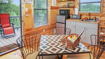 Fridge, microwave, coffee/tea maker, toaster oven