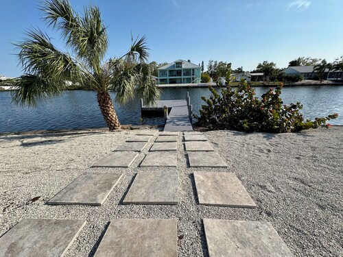 Blue Heron House | Private 4 BR Waterfront w/ Heated Pool and Fire Pit