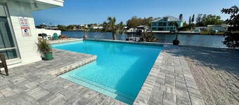 Blue Heron House | Private 4 BR Waterfront w/ Heated Pool and Fire Pit