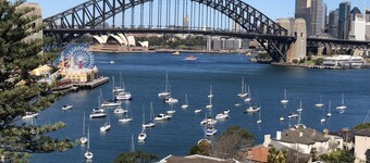 Breathtaking Sydney Harbour Views from Stylish Harbourside Studio