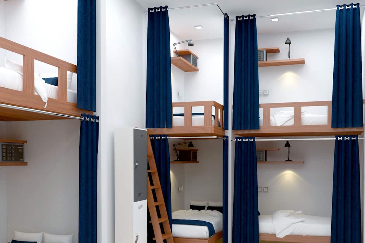Dortoir Partagé Standard | Coffres-forts dans les chambres, chambres insonorisées, Wi-Fi gratuit