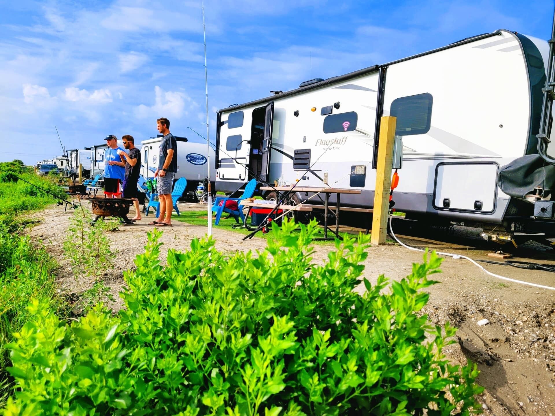 Beautiful Beach Camper at Hailey's Beach-n-Bay RV Resort #19