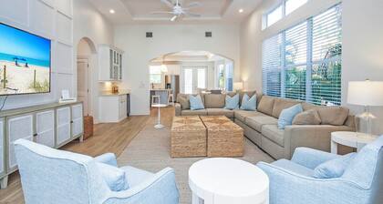 Casablanca - Captiva Island Village home with pool just two homes from the sand