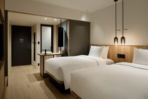 Standard Room, 2 Single Beds, Non Smoking | Down duvets, in-room safe, desk, blackout curtains
