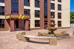 Majoituspaikan sisäänkäynti