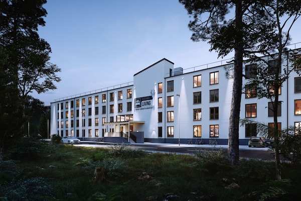 Façade de l’hébergement