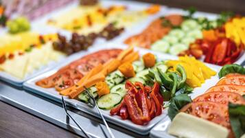 Daily buffet breakfast for a fee