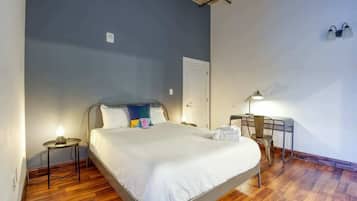 1 bedroom, iron/ironing board, travel crib, free WiFi