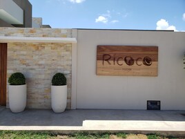 Entrada de la propiedad