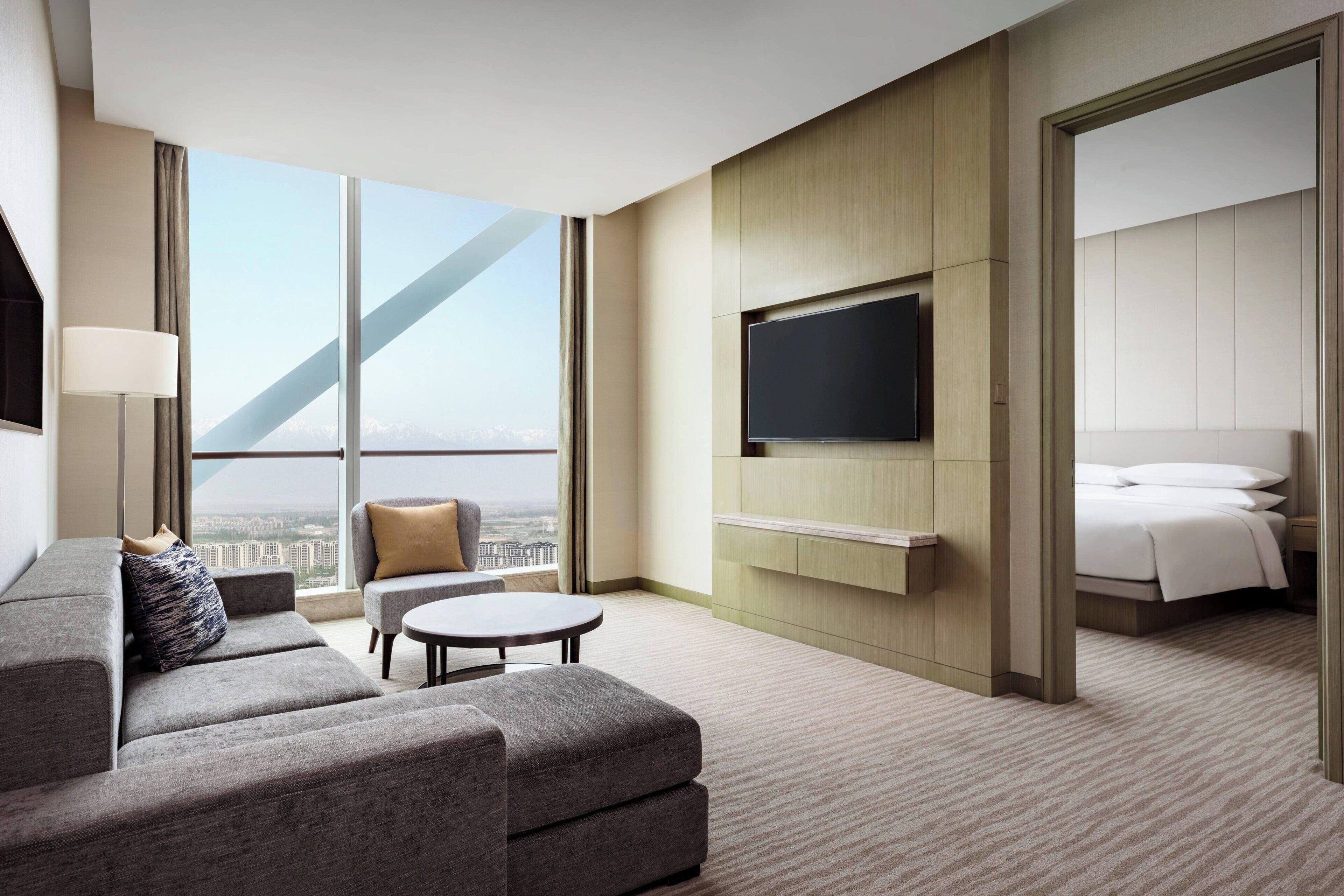 Suite Studio Exécutive, 1 chambre | Literie de qualité supérieure, couette en duvet d'oie, minibar