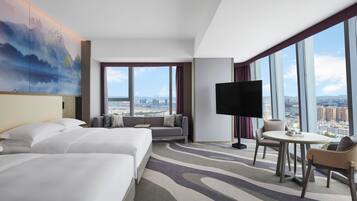 Minibar, coffres-forts dans les chambres, décoration personnalisée