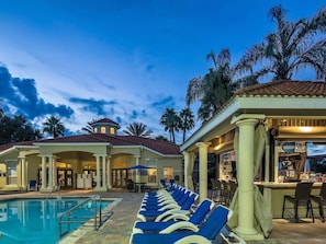 Outdoor pool, a heated pool - Mickey's Mansion!7BDR Themed,Pool/Spa, near Disney (Kissimmee)