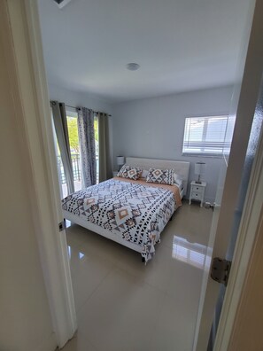 2 bedrooms, in-room safe, iron/ironing board, WiFi