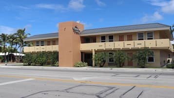 Majoituspaikan julkisivu