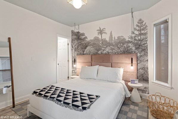 1 chambre, accès au Wi-Fi (inclus), literie fournie