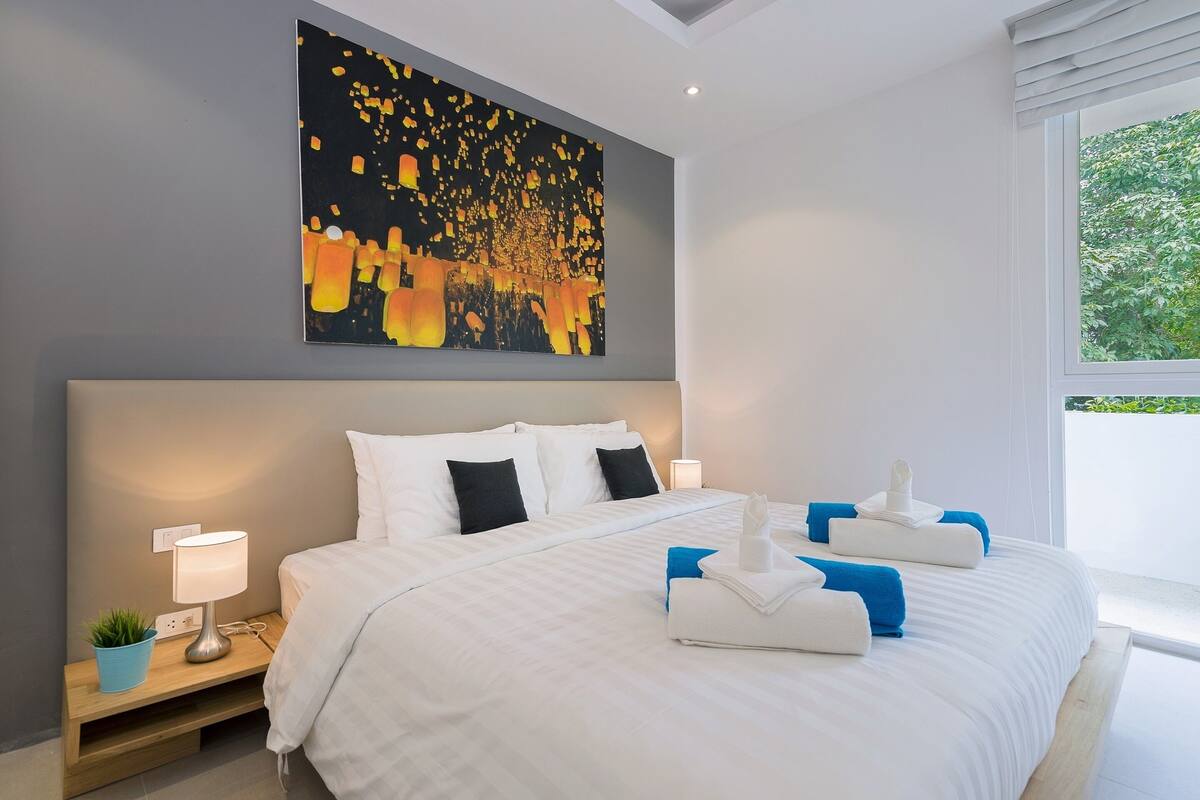 QR Apartment C | Wi-fi (inkludert) og sengetøy