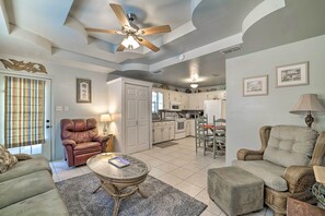 TV - Deck & Pool Access: Long Island Village Escape! (Port Isabel)