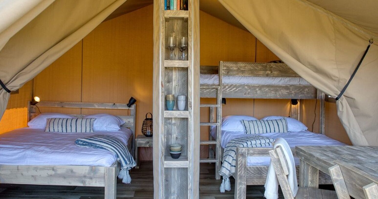 Comfort Tent, 2 Bedrooms, Lanai, Garden Area | Individually decorated, individually furnished, travel cot, free WiFi