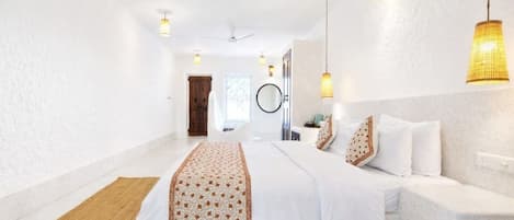 Luxury Double Room Single Use | Egyptian cotton sheets, premium bedding, down comforters