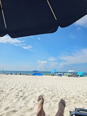 On the beach