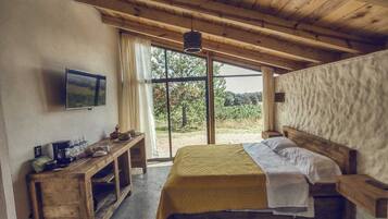 Cabaña panorámica | Wifi gratis y ropa de cama