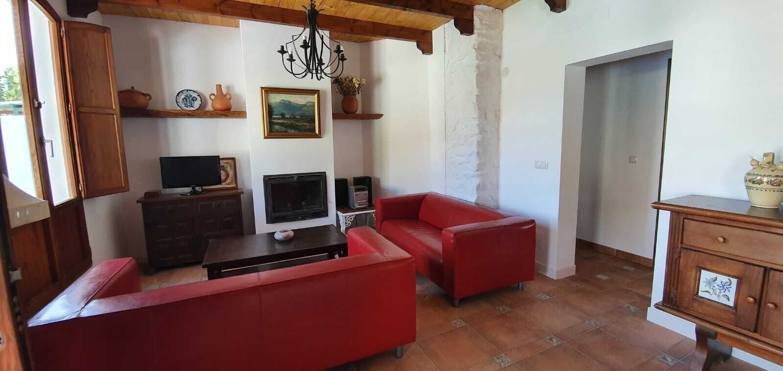 Een smart-tv en een open haard