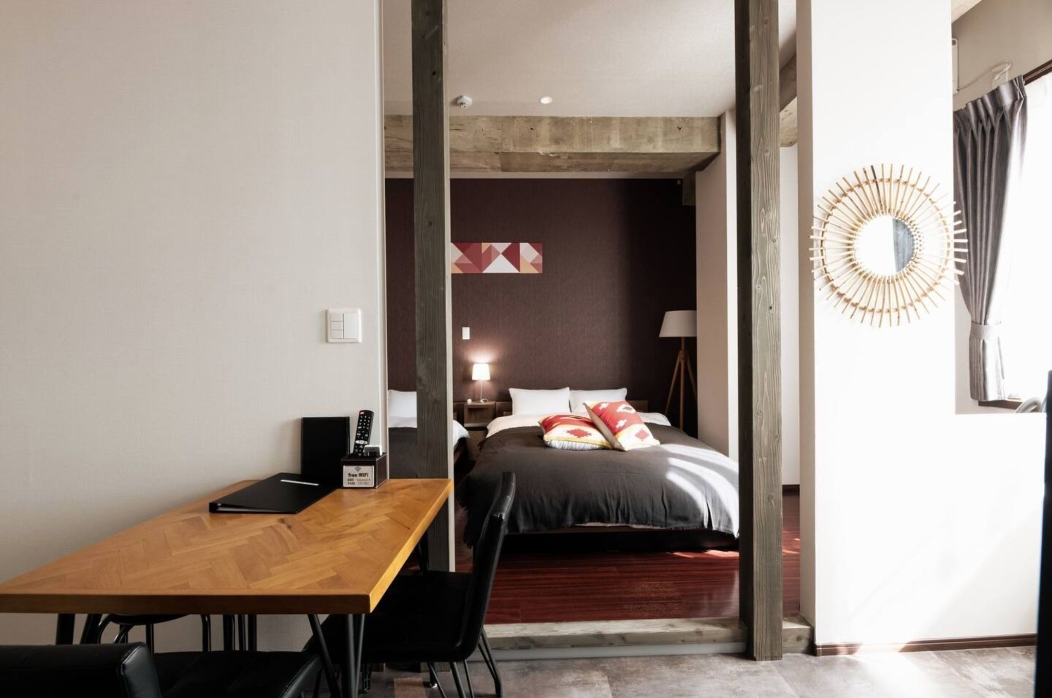 1 chambre, bureau, Wi-Fi gratuit, draps fournis