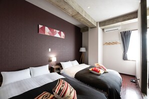 1 slaapkamer, een bureau, gratis wifi, beddengoed