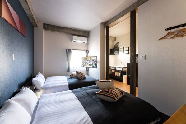 1 bedroom, desk, free WiFi, bed sheets - Standard APT Best place for sightseeing Up to 4 / Kagoshima Kagoshima (Kagoshima)