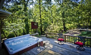 Outdoor spa tub - Rural Beauty with Urban Convenience (Hot Springs)