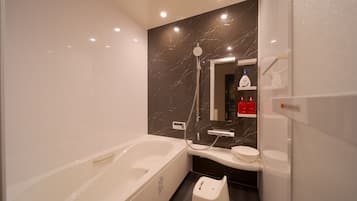Hair dryer, towels