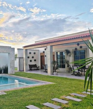 Terrace/patio - Hotel Plaza Matamoros (Matamoros)