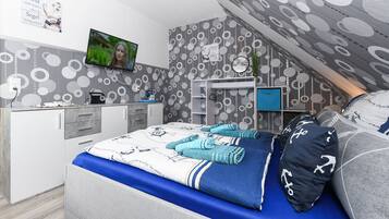 1 habitación, wifi y ropa de cama