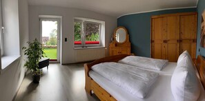 2 Schlafzimmer, Reisekinderbett, WLAN, Bettwäsche