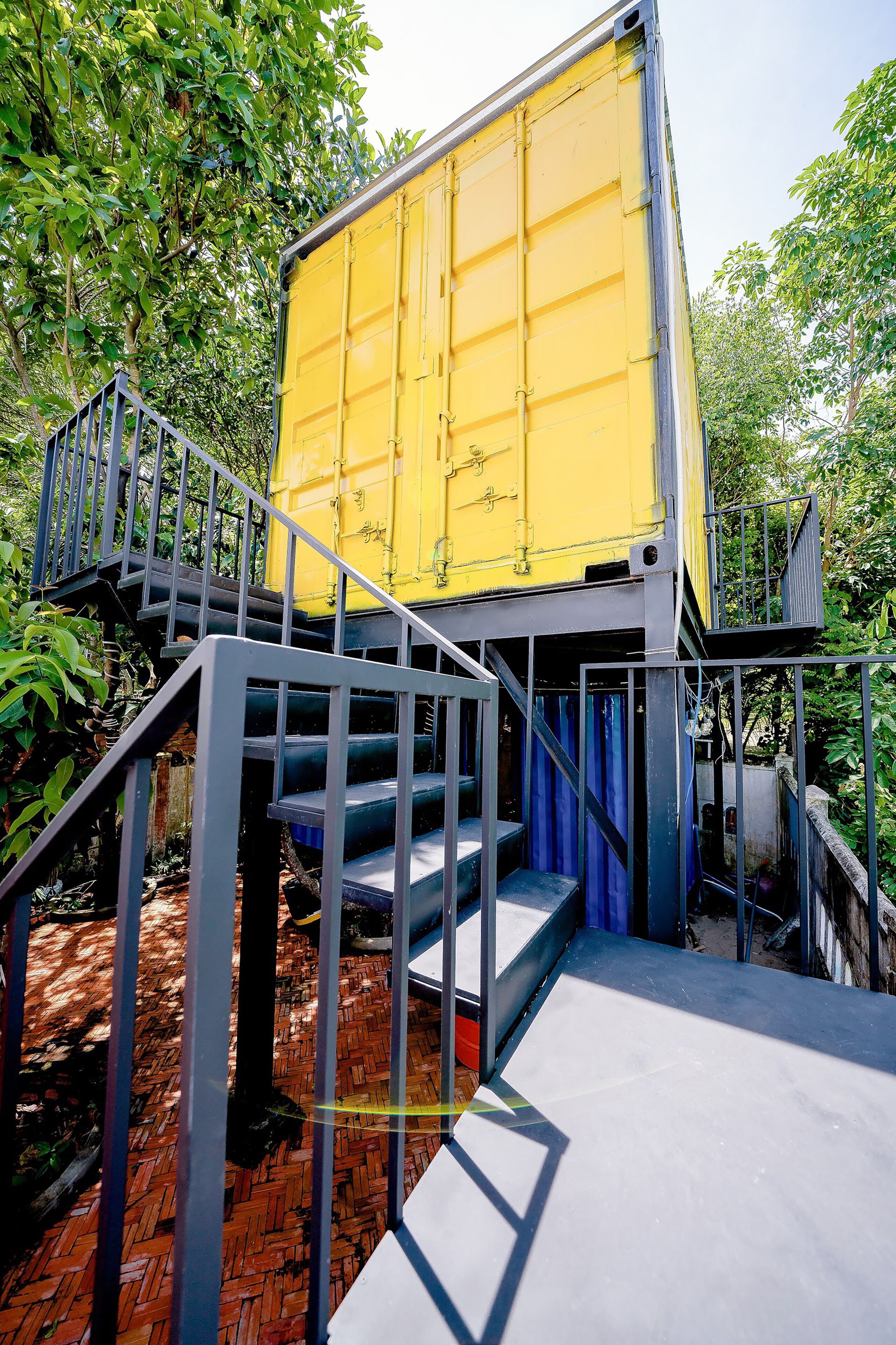 Outdoor banquet area