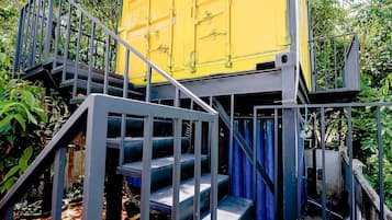 Outdoor banquet area