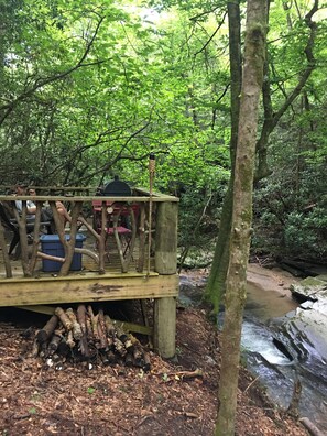 Property grounds - “Up The Creek” Cabin (Deep Gap)