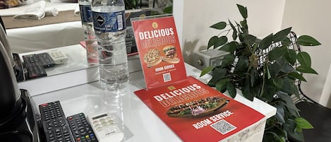 Minibar, in-room safe, desk, laptop workspace