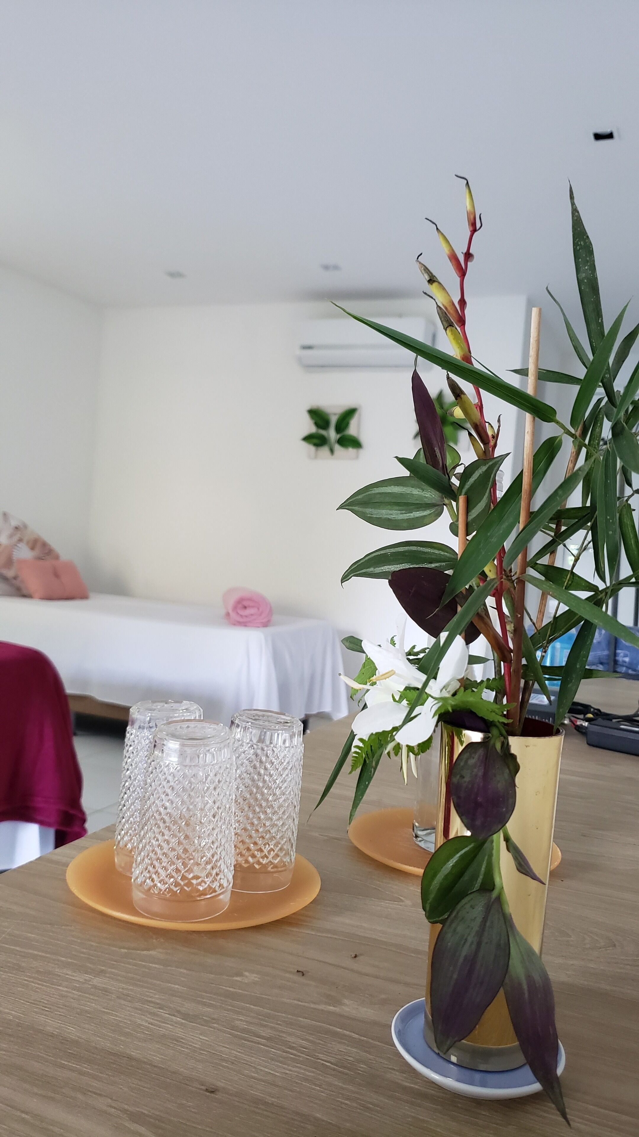 Quarto casal, vista para a praia