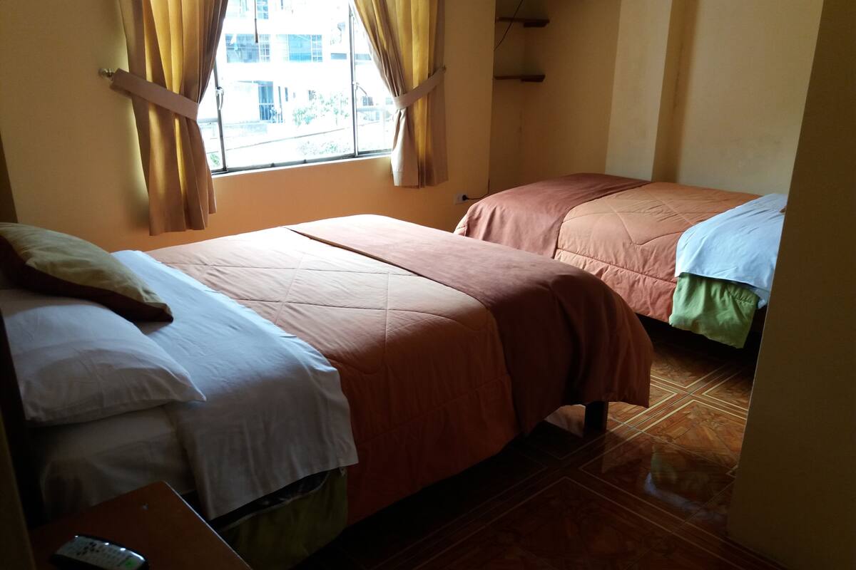 Blackout drapes, iron/ironing board, free WiFi