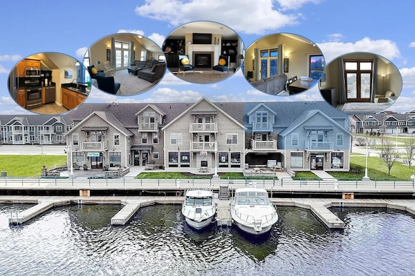 Stunning views from corner condo with 2 riverfront balconies