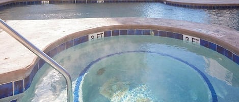 Indoor pool, outdoor pool