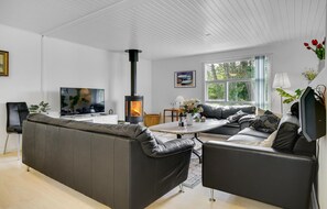 TV, fireplace, DVD player, foosball