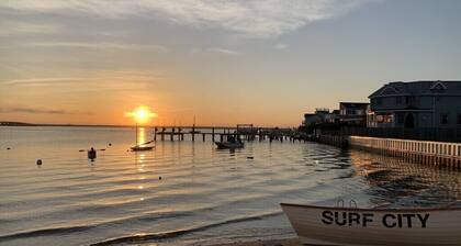 4 Houses to THE BEACH! Completely renovated Duplex- 1st Floor- WALK TO ALL!