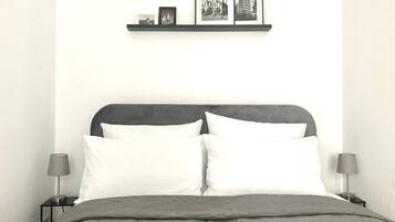 1 bedroom, iron/ironing board, travel crib, free WiFi