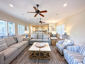 Smart TV, table football, ping pong