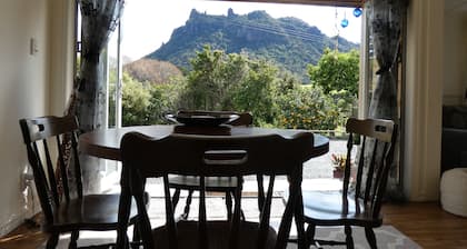Craypot Cabin: a slice of paradise on a lifestyle block nestled below Mt. Manaia