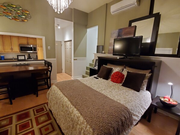 1 bedroom, iron/ironing board, free WiFi, bed sheets