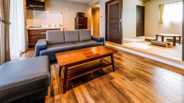 Design Condo, 3 Bedrooms, Non Smoking | Living area | Flat-screen TV - Ahman Inn Island Yagaji (Nago)